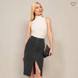 Reformation: Midi Retooled Skirt